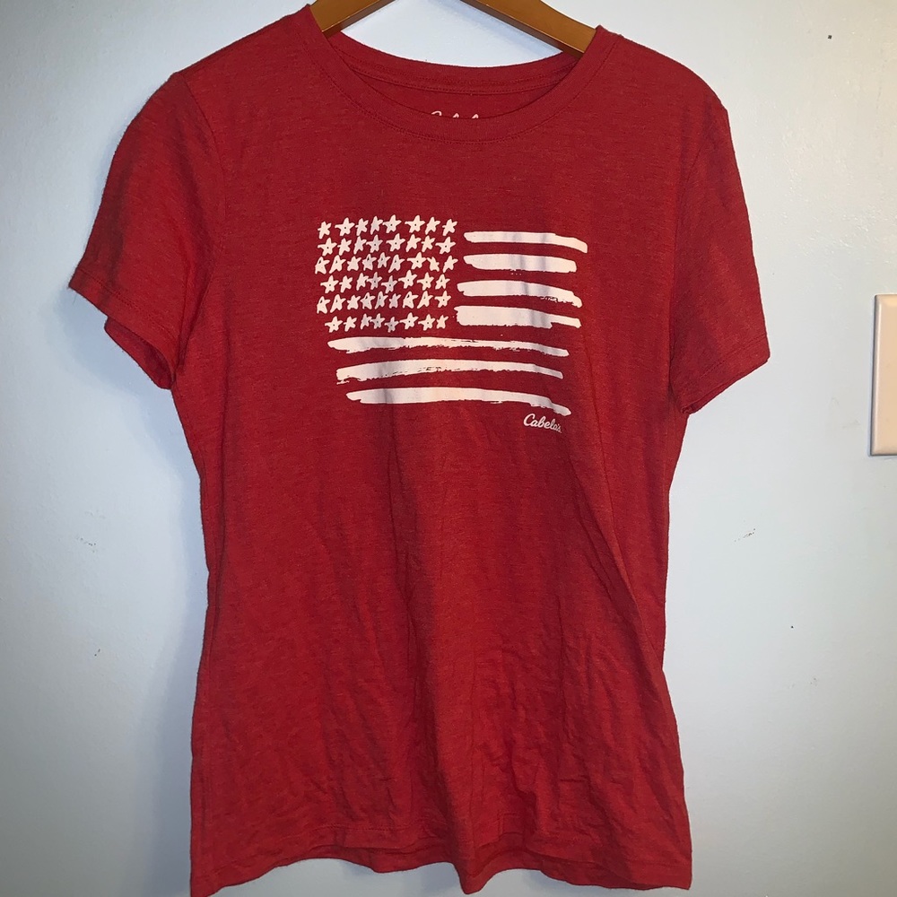 Red Cabelas shirt || XL